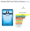 VERSACE EAU FRAICHE TESTER 3.4OZ / 100ml EAU DE TOILETTE SPRAY FOR MEN