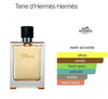 Hermes Men's Fragrance Terre D' EDT Spray 3.4 oz / 100 ml (Tester)