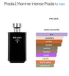 Prada Men's Fragrance L'Homme Intense EDP Spray 3.4 oz (100 ml)