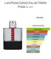 PRADA LUNA ROSSA CARBON 3.4 Oz / 100ml EAU DE TOILETTE SPRAY FOR MEN