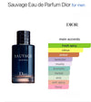 DIOR SAUVAGE 3.4 / 100ml EAU DE PARFUM SPRAY FOR MEN